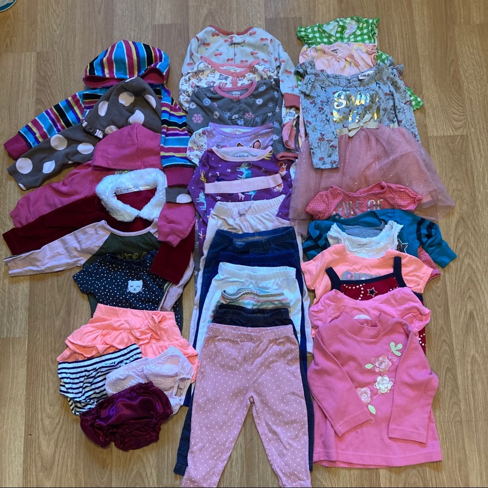 Bundle of 12m Baby Girl Clothes - Lot of Girls